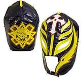Adult Rey Mysterio Misterio Black + Yellow wrestling mask WWE Authentic
