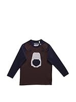 Fred's World by Green Cotton Camiseta Manga Larga (Marrón)