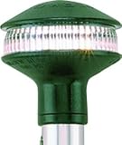 White All-Round Pole Light - Reduced Glare (Style: Spare Lens Assembly Height\:) By Perko, Inc.