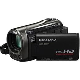 Panasonic HDC-TM55K Hi-Def Camcorder with 8GB Flash Memory 35X Intelligent Zoom Black 