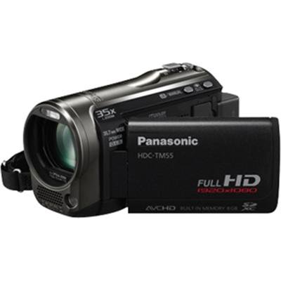 Panasonic HDC-TM55K Hi-Def Camcorder with 8GB Flash Memory & 35X Intelligent Zoom (Black)
