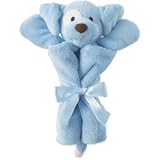 Gund - Spunky Dog - Satineesnugs 12 Blue Lovie blanket