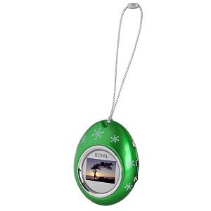 1.1″ Royal PF11 Holiday Ornament USB Digital Photo Frame Keychain (Green) 1.1″ Royal PF11 Holiday Ornament USB Digital Photo Frame Keychain (Green)