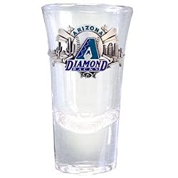 Arizona Diamondbacks Flared Top Shooter Shot Glass - MLB Baseball Fan Shop Sports Team Merchandise