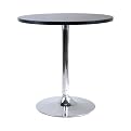 Spectrum Round Dining Table with Metal Base - Black (93729)