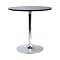 Spectrum Round Dining Table with Metal Base - Black (93729)