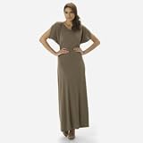 H! by Henry Holland- Khaki drape sleeve maxi dress
