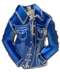 Finders Key Purse Denim Jacket Keychain