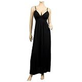 Sexy Black Cocktail Plus Size Maxi Dress