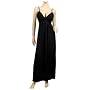 Sexy Black Cocktail Plus Size Maxi Dress