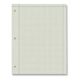 Ampad Engineer Pad, 5 Squares per Inch, 8.5" x 11", 200 Sheet Pad, Green (22-144)