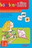 bambino L&Uuml;K-System: L&Uuml;K - Bambino - Konzentrationsspiele 2: F&uuml;r Kinder ab 3 J - Ute Ohlms, Michael Junga