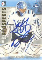 Jeff Drouin-Deslauriers, Chicoutimi Sagueneens - QMJHL, 2004 In The Game Heroes and Prospects Autographed Card