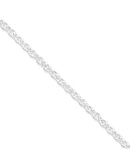 .925 Sterling Silver 3.5mm Fancy Rolo Chain