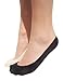 Stomper Joe 4 Pack Premium Cotton No Show Socks for Women, Non Slip, Low Cut, Assorted, Medium