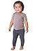 American Apparel Unisex-baby Organic Rib Short Sleeve Lap Tee