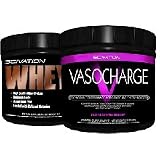 Review Scivation  / Scivation Vasocharge Berry, 367g W/ Free Scivation Whey Choc, 1lb, 2 Bottle