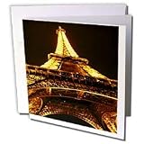 Vacation Spots - Eiffel Tower - Greeting Cards-12 Greeting Cards with envelopes