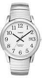 Timex 2H451 Men's Round Silver-Tone Easy Reader Dress Watch with Silver-Tone Stainless Steel Expansion Band - IN Attractive GIFT BOX