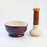 Wade Ceramics MMP3/00/FIG/SUVIR American Masala Small Mortar and Pestle in Fig