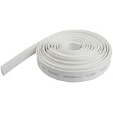 Amico Ratio 2:1 7mm Dia White Polyolefin Heat Shrinkable Tube 6M 19.7Ft