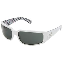 VonZipper Sham Sunglasses White Checker Limited/Gray, One Size
