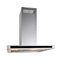 Baumann Design Inselhaube Modell Vela Isola, 90 x 60 cm. 800 m3/h Abluftleistung, 4-Stufen-Touch-Control Steuerung, 51 dB auf Maximalstufe