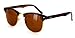 8-Bit Pixel Retro Novelty Gamer Geek Sunglasses Adult Size (Tortoise, Brown)