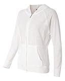 Ladies Vanity Full-Zip Hooded Slub T-Shirt