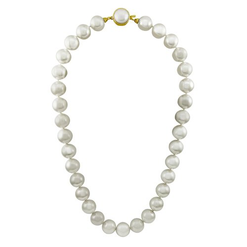 Majorica Jewelry 18 Pearl Strand Necklace