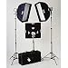 JTL TL-2250 Everlight Softbox Kit with Three Everlight Quartz Units, Softboxes, Stands & Case
