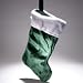 Toys : Green Plush Christmas Stocking