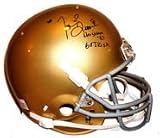 Tim Brown Autographed Notre Dame Shutt Full Size Helmet