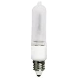 Bulbrite Q50FR/MC 120-Volt Halogen JD Type Mini-Candelabra E11 Bulb, Frosted, 50-Watt
