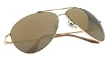 Metal Aviator Stunna Sunglasses Gold