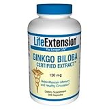 Life Extension Ginkgo Biloba, 120mg, Capsules, 365-Count