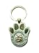 Pomeranian Key Ring Paw Print Made in the USA - It Spins!