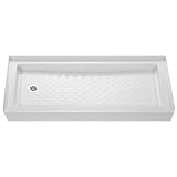 DreamLine SHTR-1130601-00 Amazon Left Hand Drain Shower Tray, White