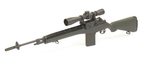 Dragon Models 1/3 M14 (Black) with Telescope - Pre-assembled Firearm