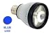 2.5 Watt 110V Blue Spotlight LED Light Bulb Next Gen Silicon Valley Light Emitting Diode E26/24 Base