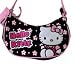 Sanrio Hello Kitty Hobo Bag - Kitty Purse - Black