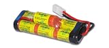 Tenergy Nicd 8.4V 2400mAh High Power Hump Battery Pack for RC Cars with Tamiya Connector