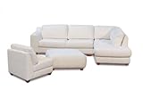 Diamond Sofa Zen Collection Right Facing Chaise 2-Piece Sectional with Armless Chair and Square Cocktail Ottoman