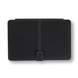 CaseCrown Faux Leather Book Cover (Black) Clip On Case for Apple MacBook Air 11 Inch Laptop