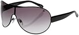 J.LO by Jennifer Lopez Wire Frame Aviator Sunglasses (Black), Black, One Size, 68280