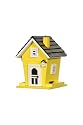 Le Petit Chalet LPC-1022B Faerie Bird Feeder - Yellow