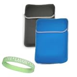 Acer - Acer Aspire One 10" Blue-Grey Reversible Carrying Sleeve + Live*Laugh*Love Wrist Band FREE!!!