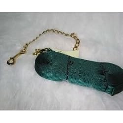 Hamilton 1 Single Thick Nylon Longe Line with Snap 24" with Chain, Dark Green