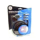 GE 23823 20V Headphone Extension Cable with Assorted Connector Plugs