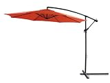Hergestellt für DEMA Alu-Ampelschirm - Ø 3m Terracotta